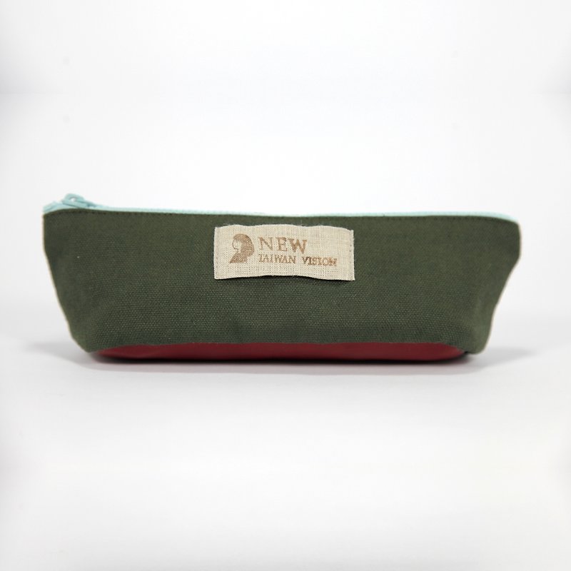 [Heart] Writing series of small caper - Toiletry Bags & Pouches - Other Materials Green