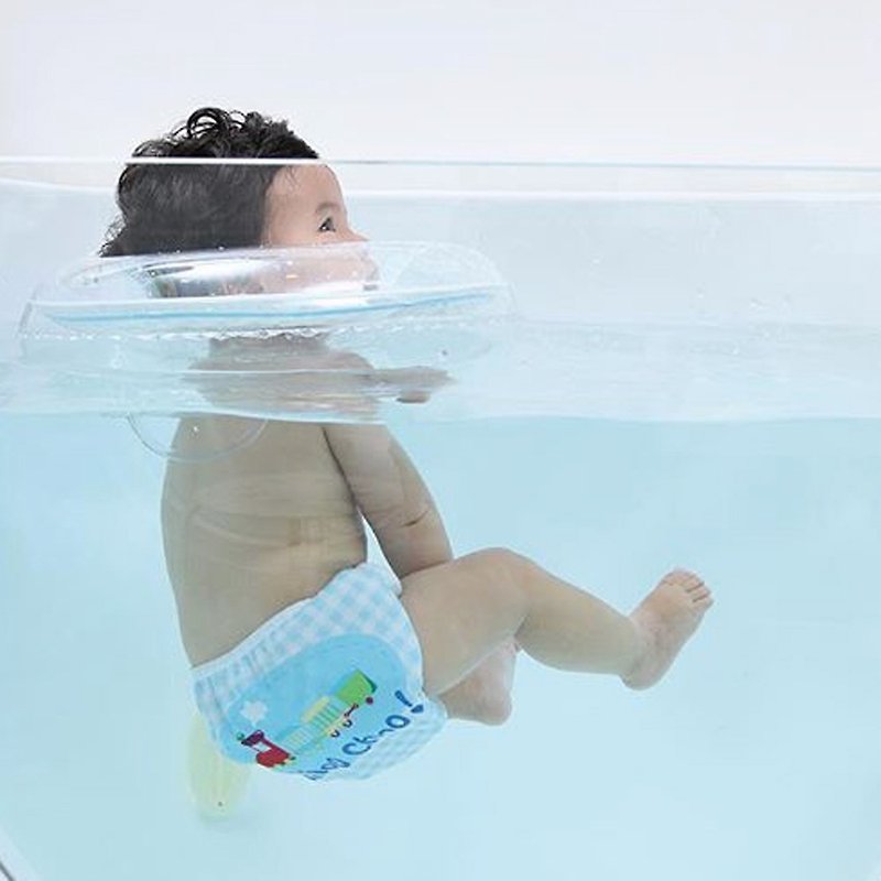 G1 Swimava火車嬰兒游泳脖圈 - 嬰幼兒玩具/毛公仔 - 塑膠 藍色