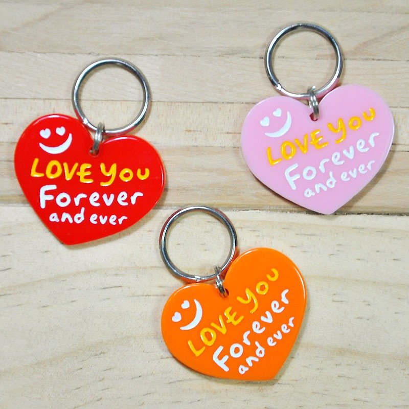 LOVE YOU FOREVER Suitable for pets and dogs - ปลอกคอ - อะคริลิค 