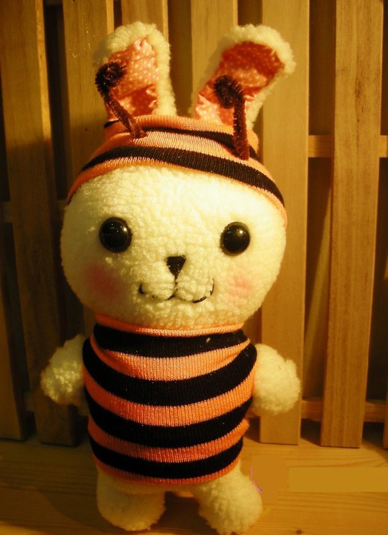 RABBIT LULU 角色扮演『兔 BEE BEE』手創兔子娃娃 蜜蜂 創意市集 禮物