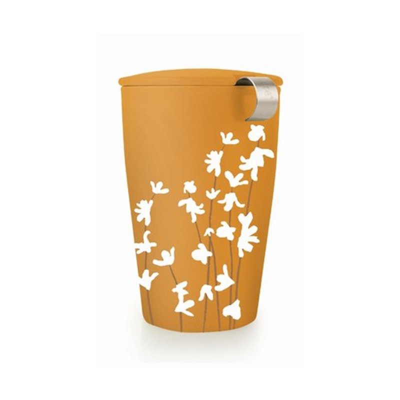 Tea Forte Caty Tea Cup-Star Magnolia - ถ้วย - เครื่องลายคราม สีส้ม