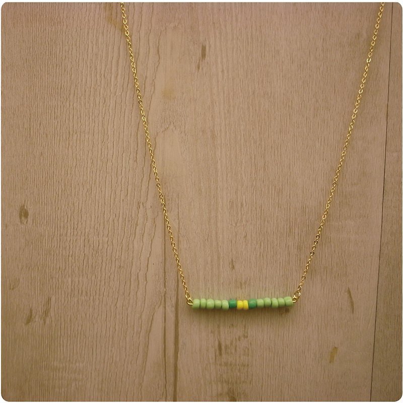 y1hsuan_happiness_Grass green has always been my favorite color - Necklaces - Other Materials 