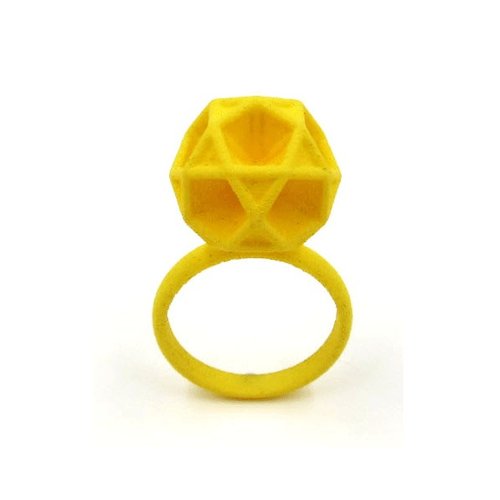 3Daholic 3D打印飾物戒指 - 三維打印 x Tri-Pentagon Ring