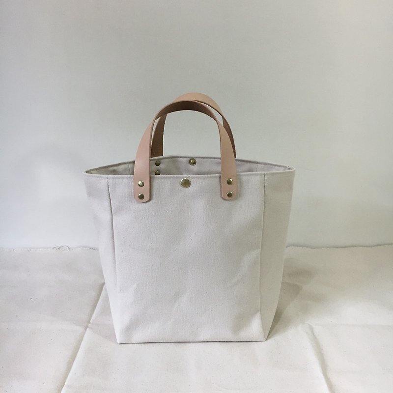 Simple tote - Handbags & Totes - Cotton & Hemp White