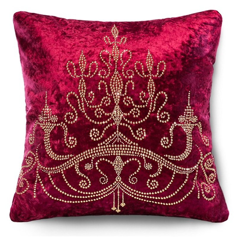 【GFSD】Rhinestone Boutique-Love Songs of Versailles Pillow-Champs Lights - Pillows & Cushions - Other Materials Red