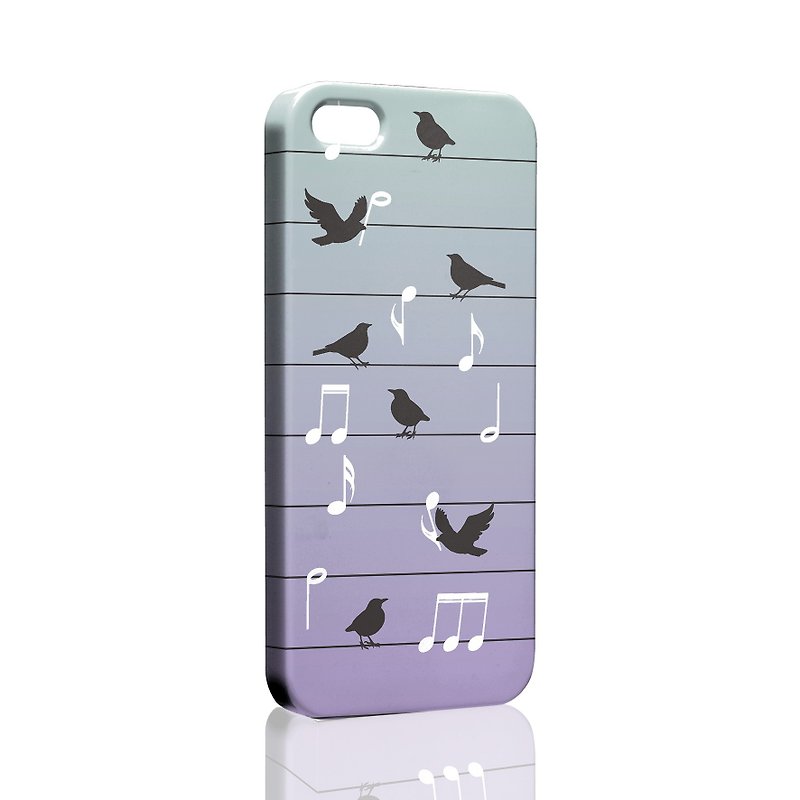 Music notes three birds with custom Samsung S5 S6 S7 note4 note5 iPhone 5 5s 6 6s 6 plus 7 7 plus ASUS HTC m9 Sony LG g4 g5 v10 phone shell mobile phone sets phone shell phonecase - Phone Cases - Plastic Multicolor