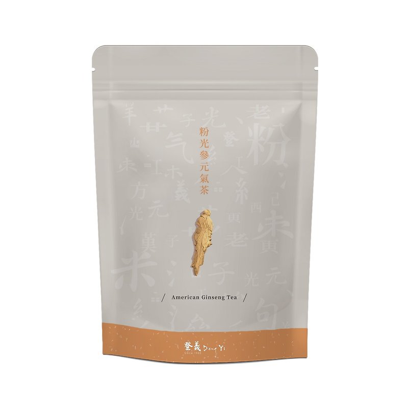 Dengyi│Chinese Herbal Tea-Powder Ginseng Vitality Tea 20 pieces - ชา - พืช/ดอกไม้ สีทอง