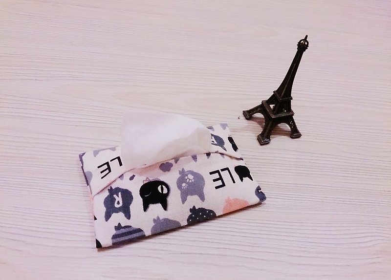 Cotton cloth grocery bags to carry surface personality cat section - อื่นๆ - วัสดุอื่นๆ สีเทา