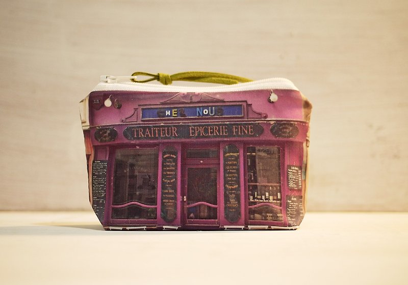 [Travel well] Dumpling cosmetic bag [Welcome to our house] - Toiletry Bags & Pouches - Other Man-Made Fibers Purple