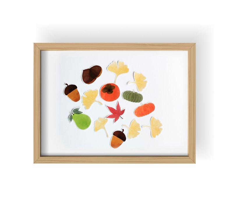 Autumn Time Sticker Pack (temporarily removed from shelves) - Stickers - Paper Orange