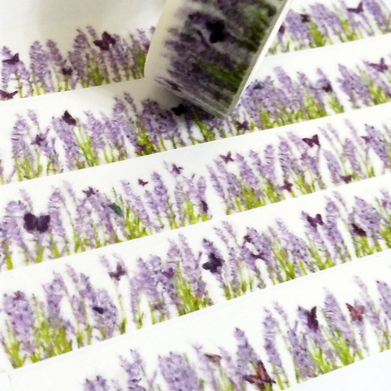 Masking Tape Lavender - มาสกิ้งเทป - กระดาษ 