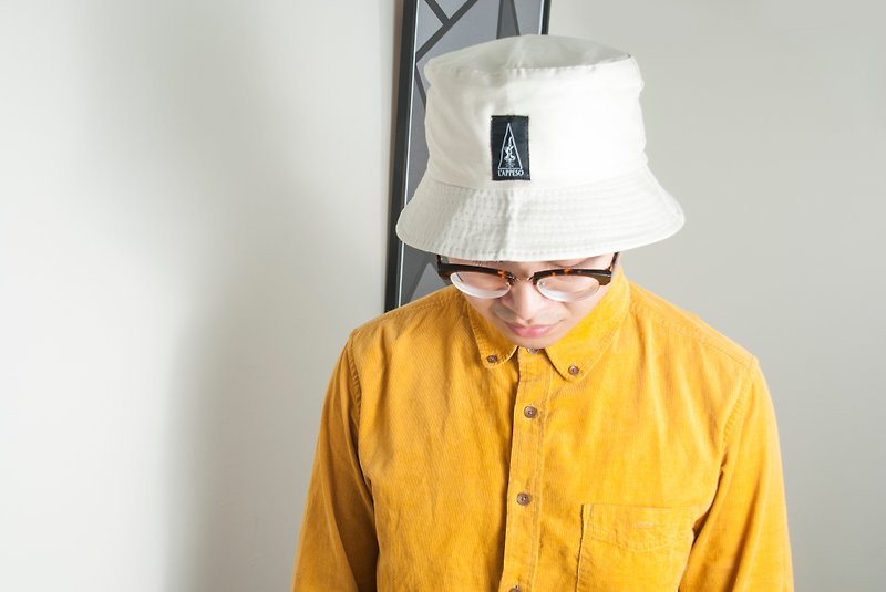 L'appeso Lightweight and Comfortable All-match Fisherman Hat-Ivory - Hats & Caps - Cotton & Hemp White