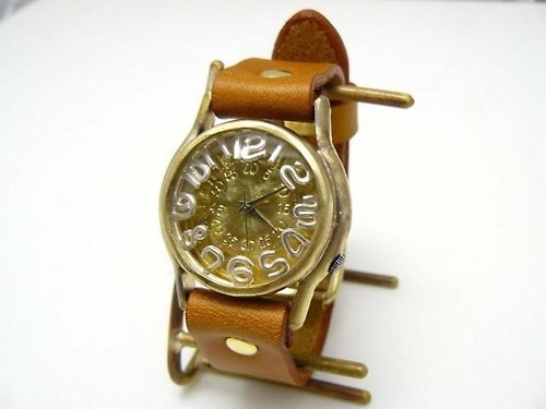 手作り時計 渡辺工房 Hand Craft Watch "Watanabe-KOBO" On Time3-B 手作り時計 HandCraftWatch Men'sBrass32mm フローティングSVインデックス (355 SVインデックス)