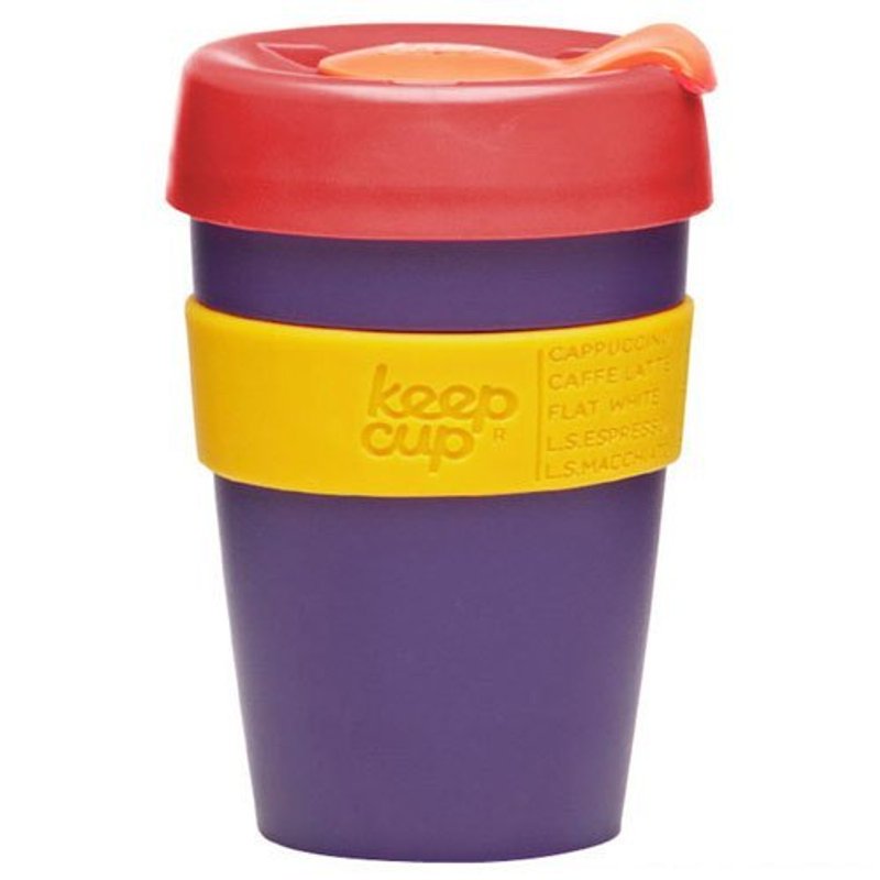 KeepCup 隨身咖啡杯 搖滾系列(M)-夕陽 - แก้วมัค/แก้วกาแฟ - พลาสติก สีม่วง