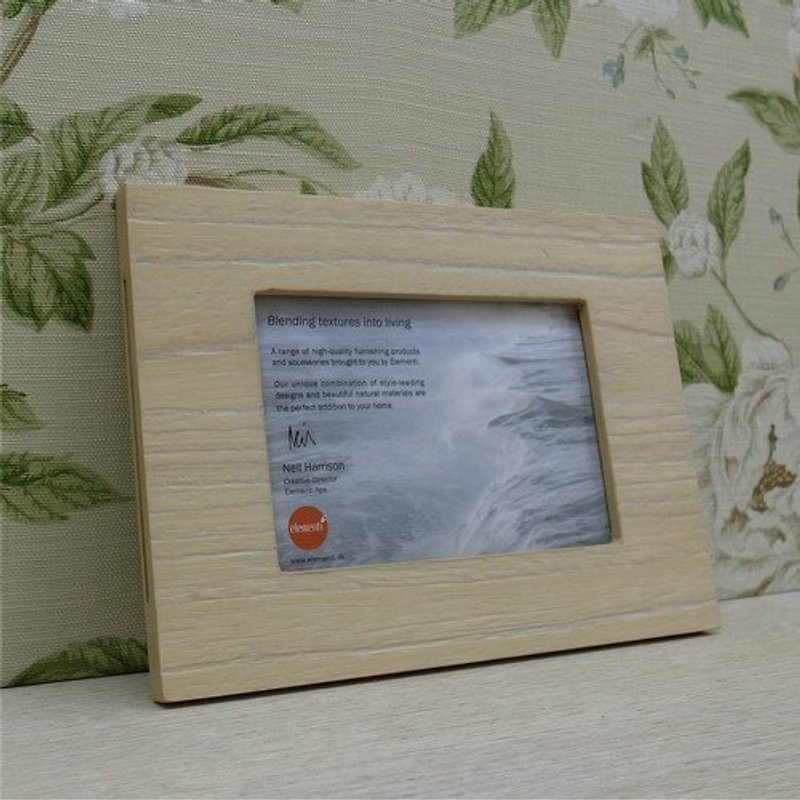 Lomma Photo Frame for 4x6 (10 x 15cm) - 6P121 - Picture Frames - Wood Yellow