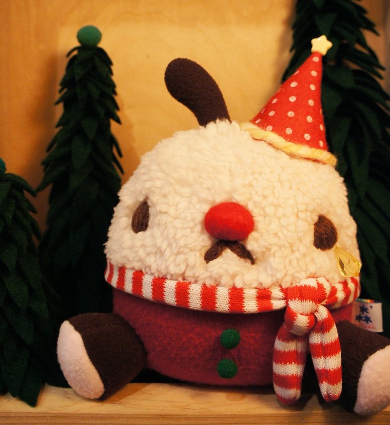【聖誕限定】聖誕帕帕 - ตุ๊กตา - วัสดุอื่นๆ ขาว