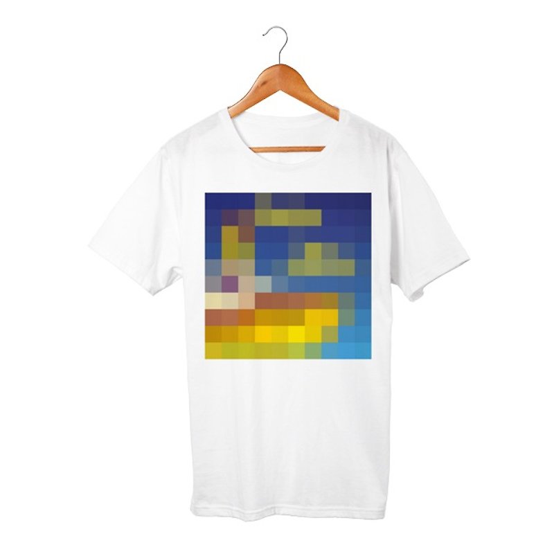 mosaic T-shirt - 帽T/大學T - 棉．麻 