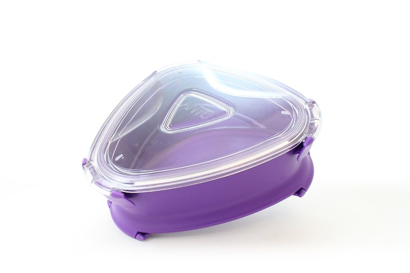 OBENTOブルーファミリーランチボックス (パープル) - 小皿 - プラスチック パープル