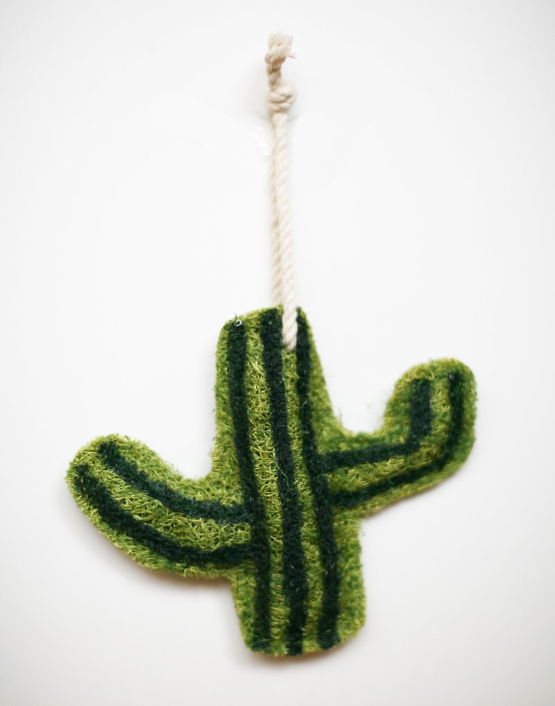 Loofah-art Cactus - ของวางตกแต่ง - พืช/ดอกไม้ สีเขียว