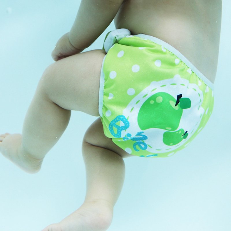 S1 Swimava青リンゴの赤ちゃんのおむつを泳ぐ-L - その他 - その他の素材 グリーン