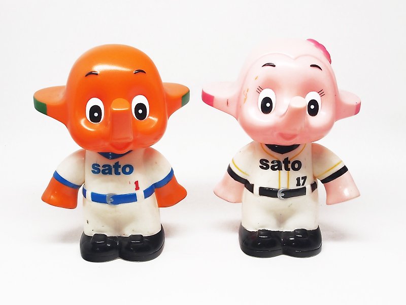Early Japanese Sato elephant baseball team satoko17 - Other - Other Materials Black