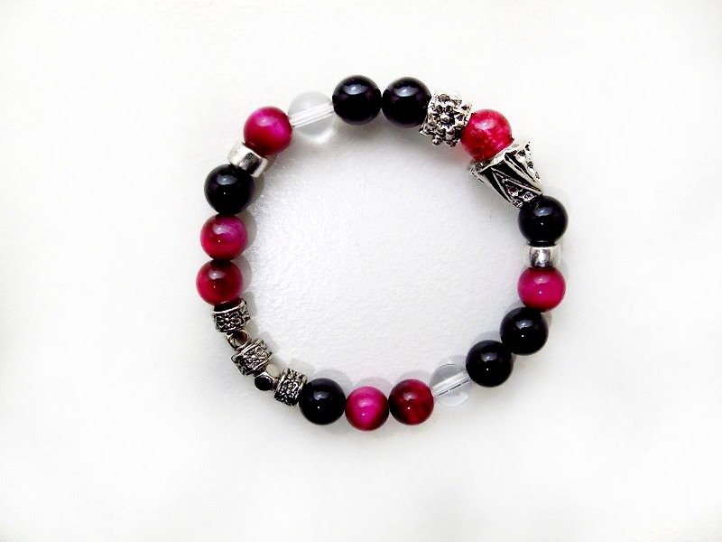 Jul. July Ruby Birthstone _ - Bracelets - Other Materials Red