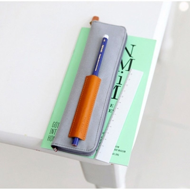 Dessin x Indigo- simple life Original Pencil - elegant gray, IDG78001 - กล่องใส่ปากกา - วัสดุอื่นๆ สีเทา