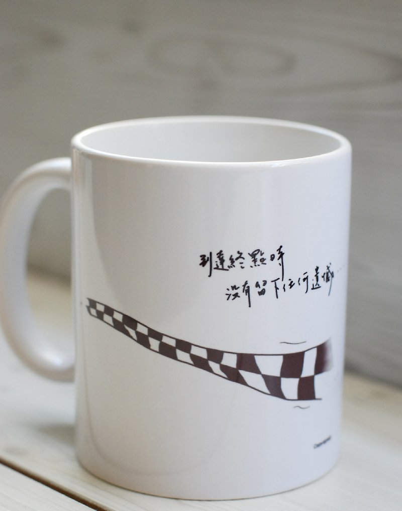 [馬克杯]Final (客製) - 咖啡杯 - 瓷 白色