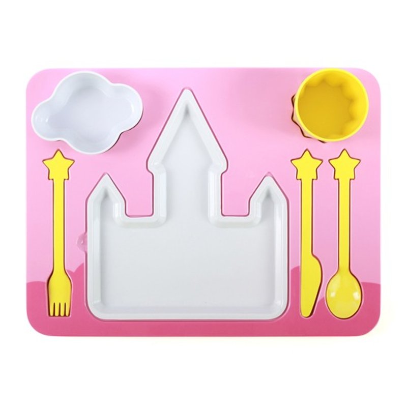 Spain doiy Children's tableware series (scenic platter / Princess Castle / Space Odyssey) - อื่นๆ - พลาสติก สีน้ำเงิน