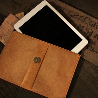 Wax pattern antique leather-classic IPAD MINI bag