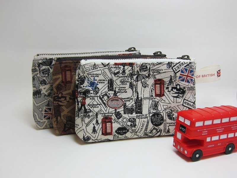 British style purse (3 colors) - กระเป๋าใส่เหรียญ - วัสดุอื่นๆ สีเทา