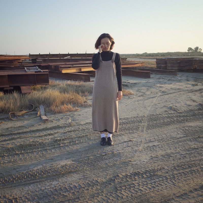 │千金難買早知道│咖啡淺VINTAGE/MOD'S - 洋裝/連身裙 - 其他材質 