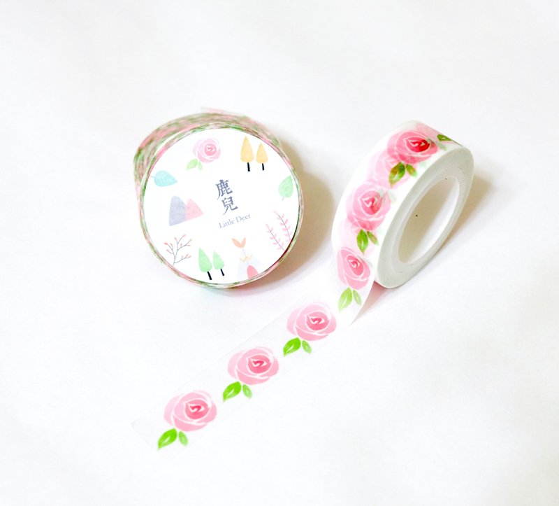 One love roses and paper tape - มาสกิ้งเทป - กระดาษ สึชมพู