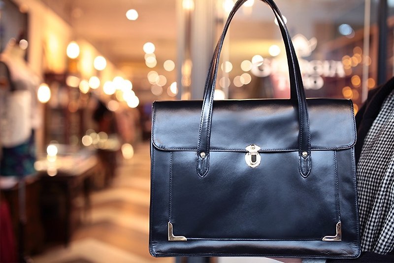 Faith full leather black bag - Messenger Bags & Sling Bags - Genuine Leather 