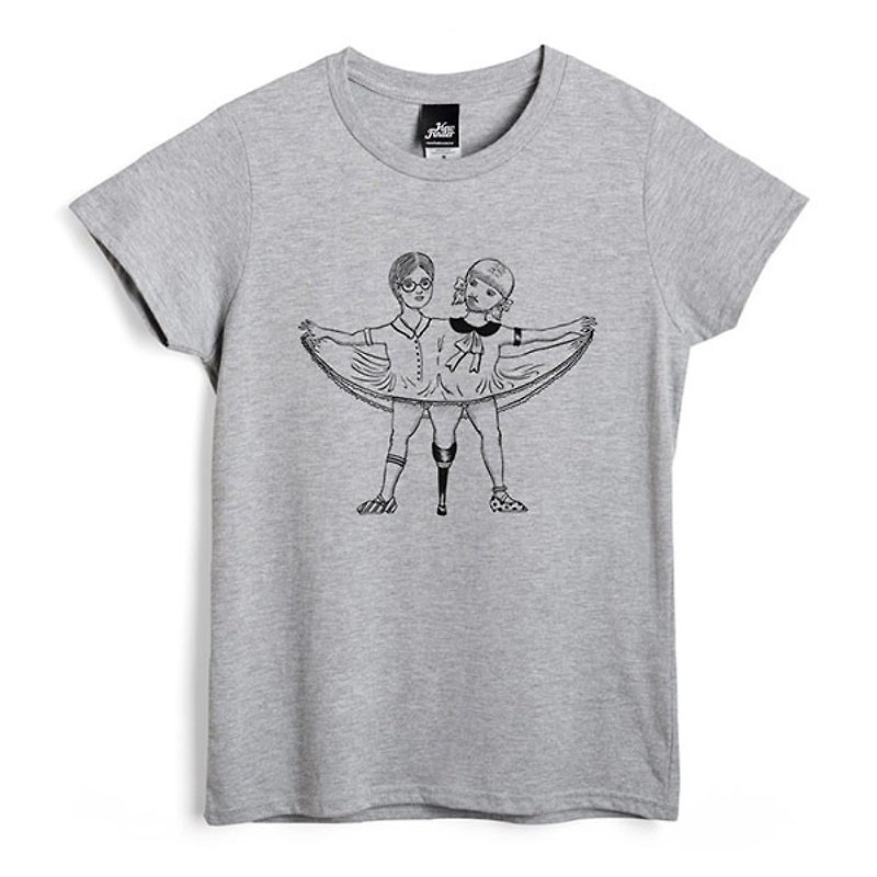 Androgyny - Deep Heather Grey - Women's T-Shirt - Women's T-Shirts - Cotton & Hemp Gray