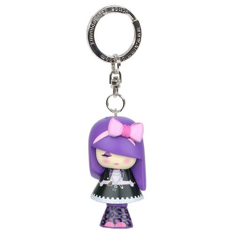和愛娃娃 鑰匙圈 美人依芙 - 吊飾 - 塑膠 紫色