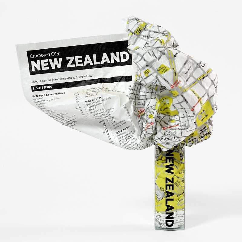 Palomar│揉一揉地圖 (紐西蘭) - 地圖 - 紙 