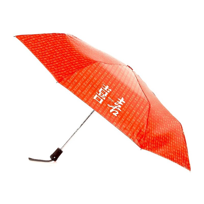 ダブルハピネスの祝福|自動傘|防風傘|傘|傘|傘|雨の傘|パラソル - 傘・雨具 - 防水素材 レッド