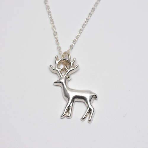Enchant Jewelry 麋鹿項鍊 - 925純銀項鍊 可客製化刻字 免費禮物包裝