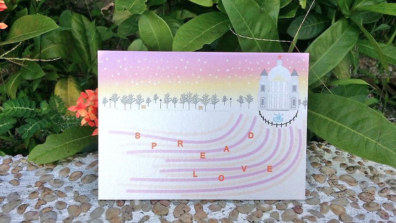 Spread Love ❤ Postcard - Cards & Postcards - Paper Multicolor
