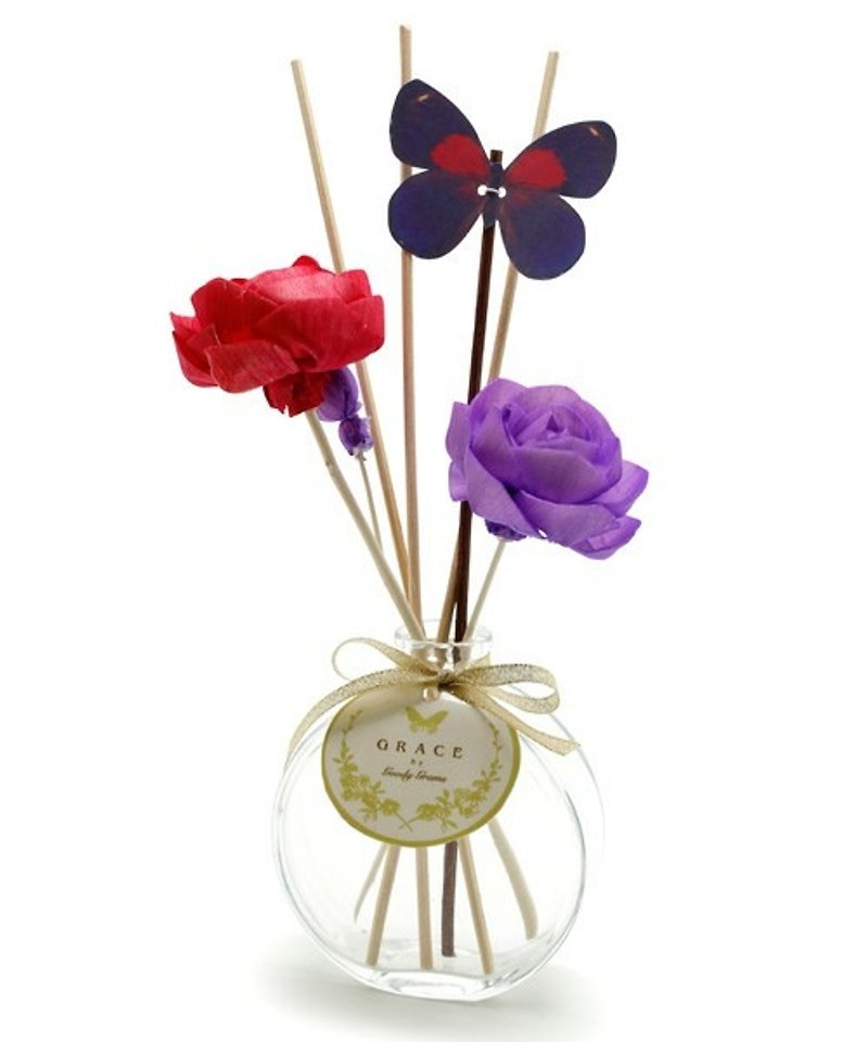 日本GoodyGrams PAPILLONディフューザースプレンダー花の香りフェングループ - パープル（情熱モロッコ） - アロマ・線香 - その他の素材 パープル