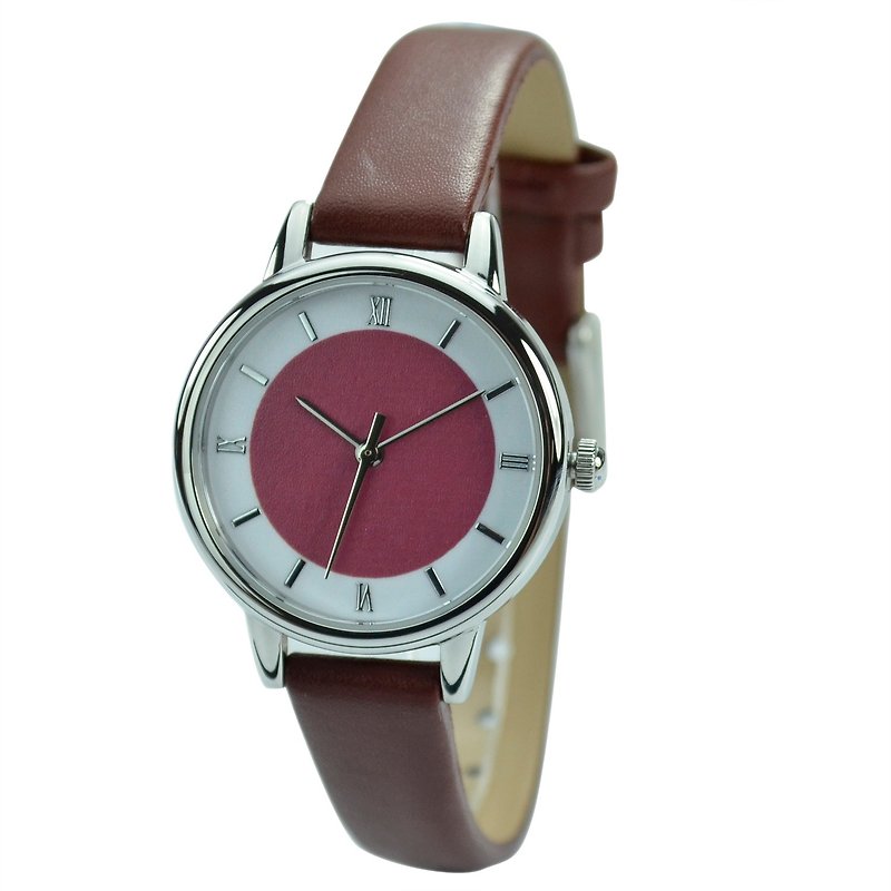 母親節 - 女裝優雅氣質手錶 免運費 - 女裝錶 - 其他金屬 紅色