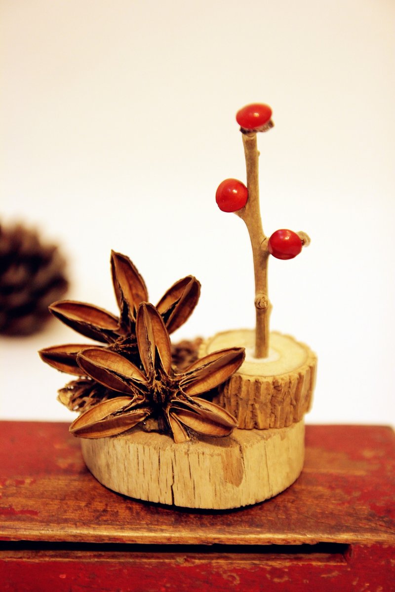 森林系 - (限量品) 『思念』 裝飾小擺設 - 其他 - 植物．花 咖啡色