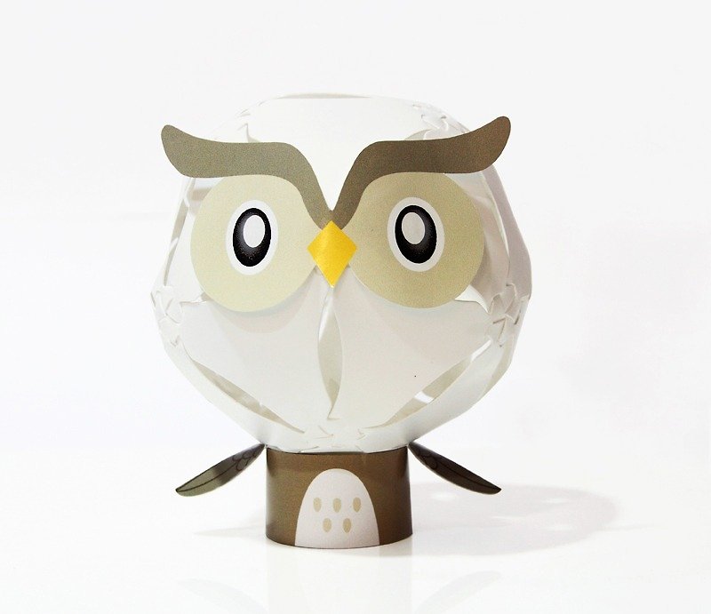 Petal Night light_Mountain Scops Owl - Other - Plastic Brown
