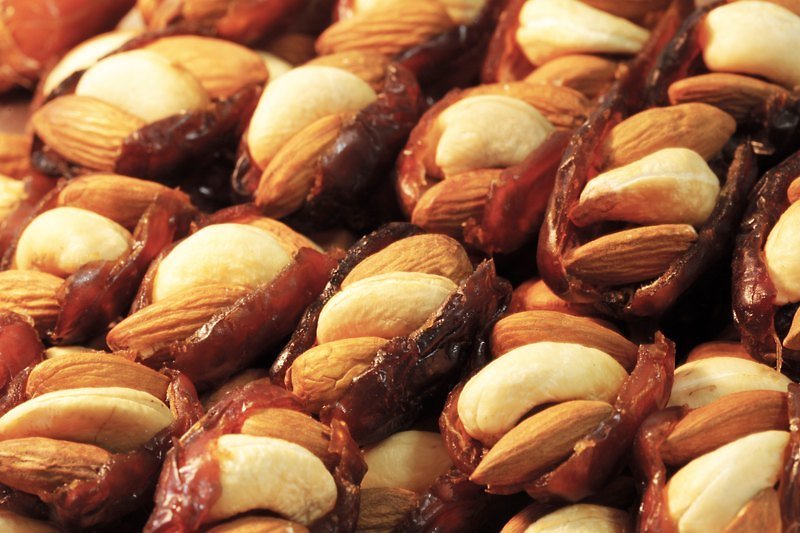 Almond Cashew Almond Dates Cashew date - Cake & Desserts - Fresh Ingredients Red