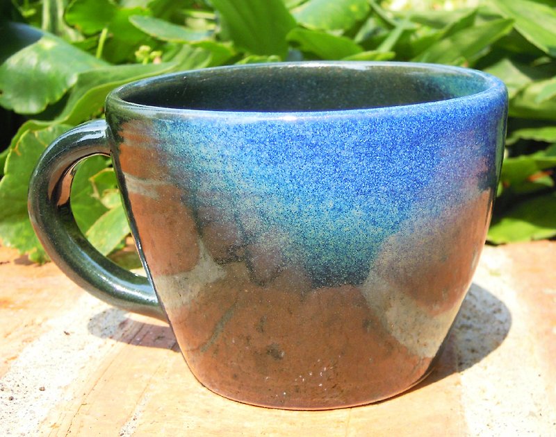 湛藍咖啡杯225c.c) - 咖啡杯 - 其他材質 藍色