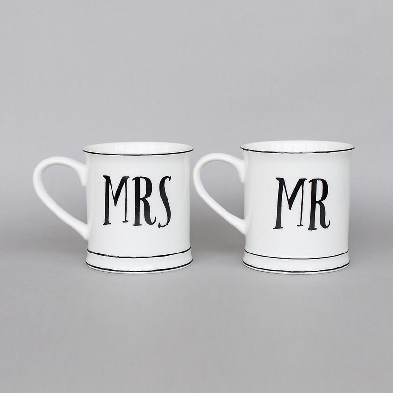 OOPSY Life - Couple Mug - RJB - แก้วมัค/แก้วกาแฟ - วัสดุอื่นๆ ขาว