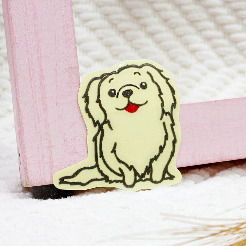 [Reflective sticker] Pekingese 5.1*5.4 cm - Stickers - Paper Multicolor