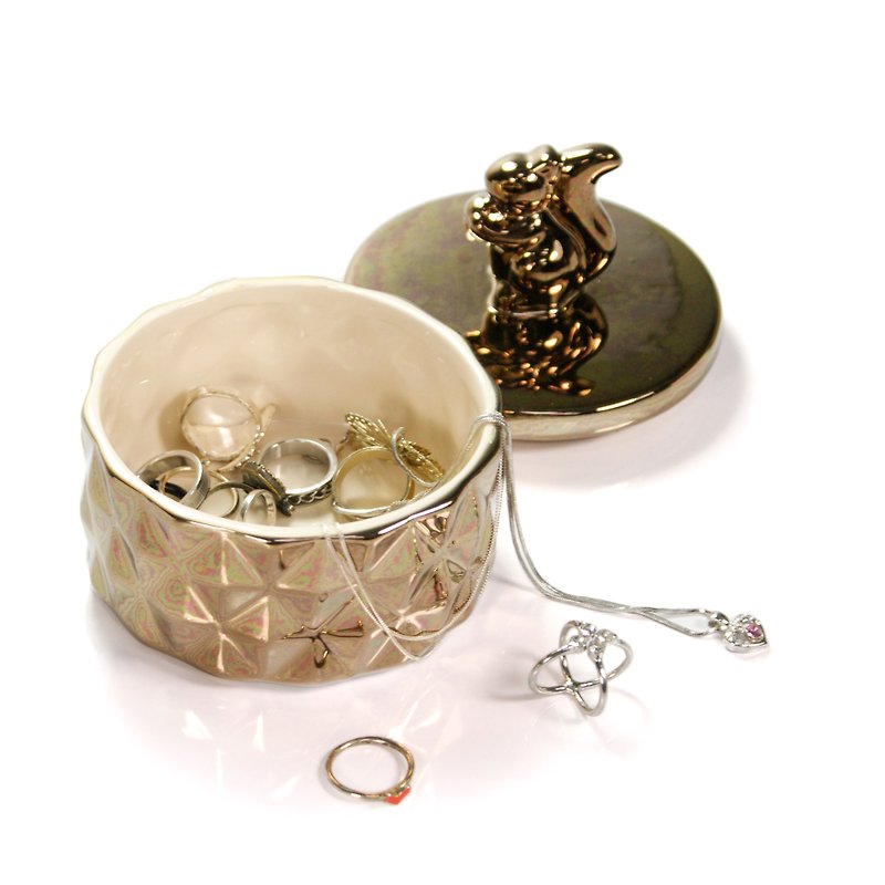 [DCI] Forest Jewelry Box - Naughty Squirrel - Items for Display - Porcelain 