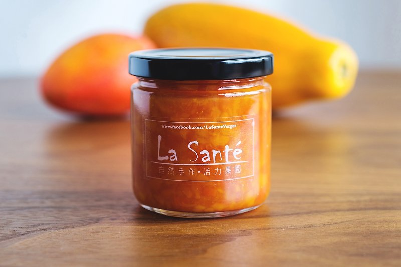 La Santé French handmade jam - mango papaya jam (seasonal) - Jams & Spreads - Fresh Ingredients 